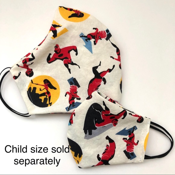 25% OFF 2/More The Incredibles Face Mask OSFM - Picture 8 of 9